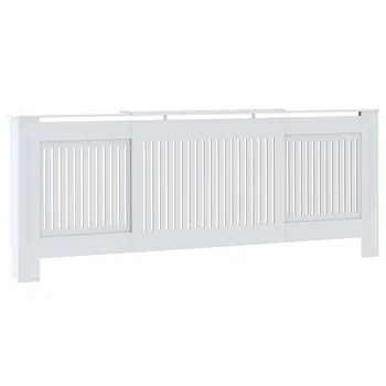 vidaXL 325547 bílý 205 cm kryt na radiátor
