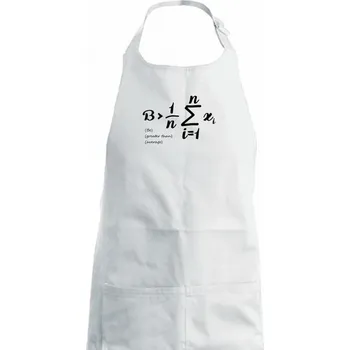 Kuchyňská zástěra Be greater than average - Dětská zástěra na vaření - Univerzální velikost ( Bílá )