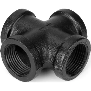 Šatní skříň Walteco Rusticline kříž 3/4", RT-9, černý