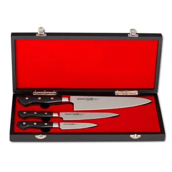 Kuchyňský nůž Samura třídílná sada nožů PRO-S v dárkovém boxu