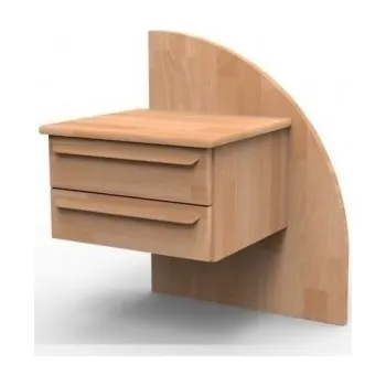 Noční stolek TEXPOL Noční stolek PETRA - z bukového masivu, buk masiv