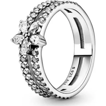 Prsten PANDORA Sparkling Snowflake 199236C01 52 mm