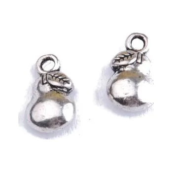 Přívěsek HRUŠKA, 7x12mm, 2ks