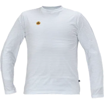 Červa | CERVA Tričko s dlouhým rukávem NOYO ESD - XS / Bílá 002035