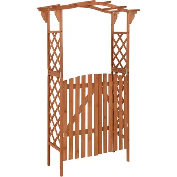 Pergola Pergola s brankou 316389 116 x 40 x 204 cm masivní jedle