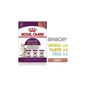 Krmivo pro kočku Royal Canin Sensory Pack gravy 3 x 4 x 85 g