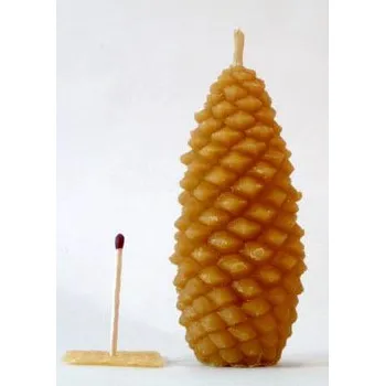 Svíčka Svíčka ze včelího vosku - šiška silná