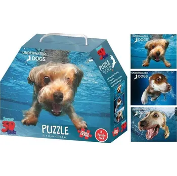 Puzzle Lamps 3D Pejsci pod vodou 3v1