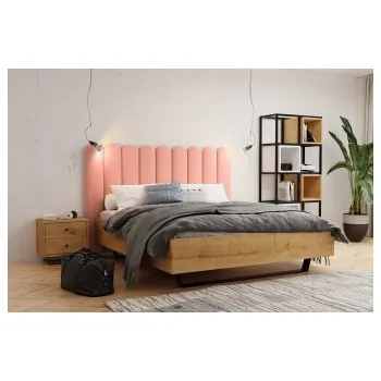 Předsíňová stěna Čalouněný nástěnný panel plot 20 x 70 x 3 cm světle růžová