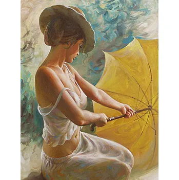 Gaira GA1060 Žena s deštníkem