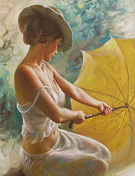 Gaira GA1060 Žena s deštníkem
