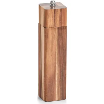 Kuchyňský mlýnek Ruční mlýnek na sůl a pepř, 21 x 5 cm , akátové dřevo, ZELLER