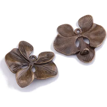 Přívěsek Přívěsek KVĚT, 28x31mm, 2ks