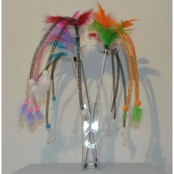 Hračka pro kočku animALL Škádlítko Striped Ostrich 70-75 cm