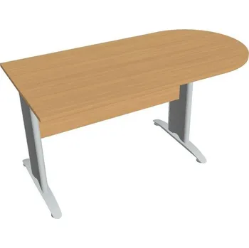Kancelářský vozík HOBIS přídavný stůl jednací oblouk - CP 1600 1, buk + doprava zdarma