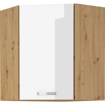 Kuchyňská skříňka Horní skříňka rohová ARTTISAN BÍLÁ 60x60 GN-90 1F