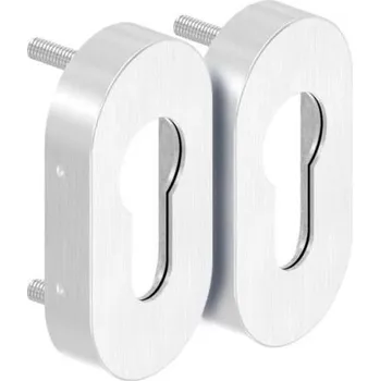 brána Feldmann 207-VA - nerezové rozetové kování pro cylindrickou vložku, 1 pár