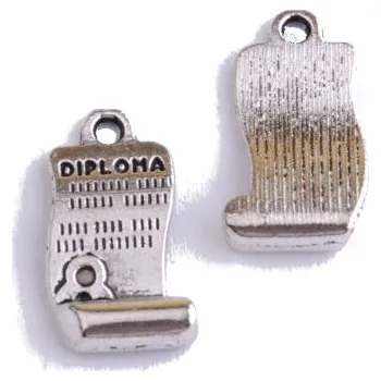 Přívěsek Přívěsek DIPLOM, 9x17mm, 2ks