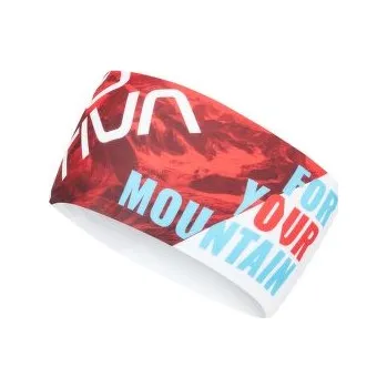 Čepice La Sportiva PROMO HEADBAND White/Hibiscus bílá