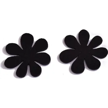 Květy z filcu 2ks Barva: černá