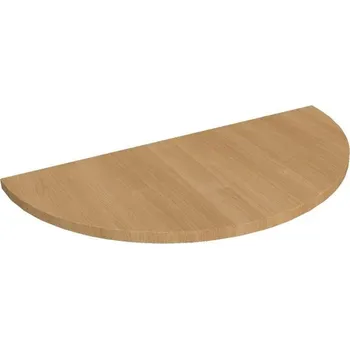 Kancelářský vozík HOBIS přídavný stůl zakončovací oblouk - CP 80, dub + doprava zdarma