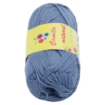 Příze Příze CAMILA natural 50g / 125 m modrošedá