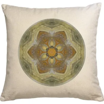 Polštář Polštář bavlněný s potiskem Polštář s Lesní mandalou