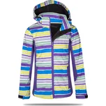 Dívčí softshellová bunda - NEVEREST 42612C, fialový pruh Barva: Fialová, Velikost: 116