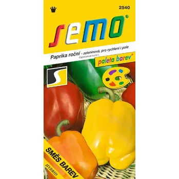 Semeno SEMO Paprika roční zeleninová směs barev 15 ks