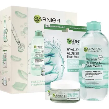 Garnier Skin Naturals Hyaluronic Aloe dárková sada Kosmetická sada Garnier Skin Naturals Hyaluronic Aloe dárková sada