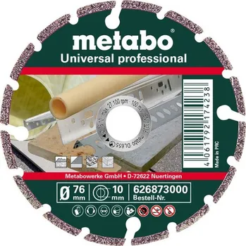 Řezný kotouč Metabo Up Professional 626873000 diamantový řezný kotouč 76 mm