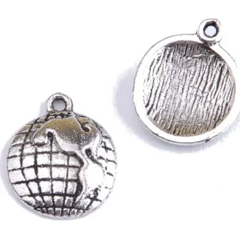 Přívěsek Přívěsek GLOBUS, 13x16mm, 2ks