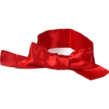 1,5m dlouhá páska přes oči, satén – červená