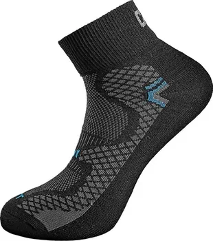 Pánské ponožky CXS Soft černé/modré 45