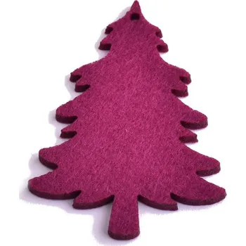 Stromeček z filcu 6,5 x 9 cm Barva: tm. fialová