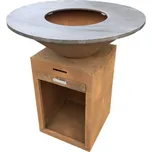 Max Cortenový Gril 50 x 80 x 60 cm