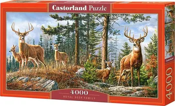 Puzzle Castorland Královská jelení rodina 4000 dílků