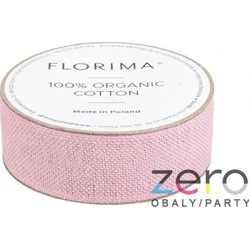 Stuha Stuha 100% bavlněná 3,3 cm x 10 m - starorůžová