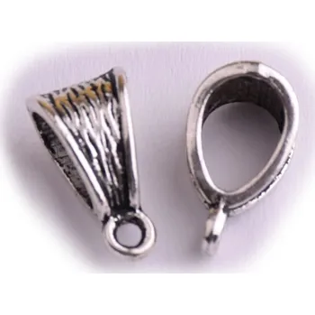 Dětské navlékací korálky Kovové korálky s očkem 8x14 mm