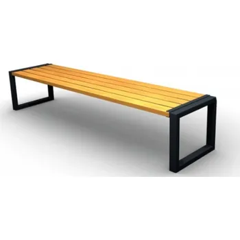 Zahradní lavice HTI Lavička Agora III Délka latí: 1500 mm, Typ ukotvení: klasické (šrouby), Barva konstrukce: šedá komaxit (RAL 7016)