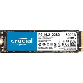 Crucial P2 M.2 500 GB (CT500P2SSD8) SSD disk Crucial P2 M.2 500 GB (CT500P2SSD8)