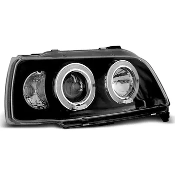 Přední světlomet TUNING-TEC Přední světla Renault Clio I 90-95 Angel Eyes - černé