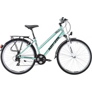 Kenzel Dámské trekové kolo Stroller TR woman 2025 tyrkysovo-šedé (rám. 44)