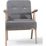 Adel křeslo tmavě šedá