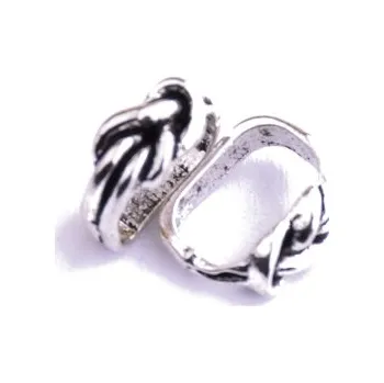 Dětské navlékací korálky Kovové korálky 7x10,5x13mm