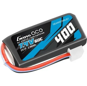 RC vybavení Gens ACE LiPo - 2S 400mAh 7,4V 2S1P (60C) JST Plug