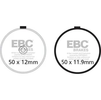 Brzdová destička Brzdové destičky EBC FA038V