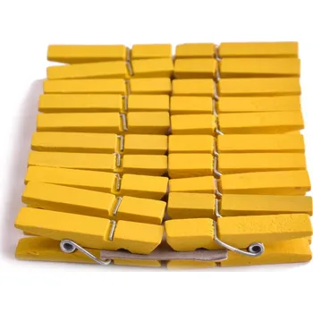 Kolíčky 35mm - 20 ks Barva: žlutá