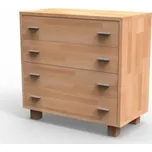 TEXPOL KOMODA K4Z - z bukového masivu, buk masiv