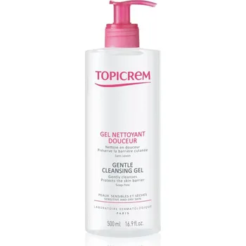 Sprchový gel Topicrem UH BODY Gentle Cleansing Gel jemný mycí gel na obličej, tělo a vlasy 500 ml
